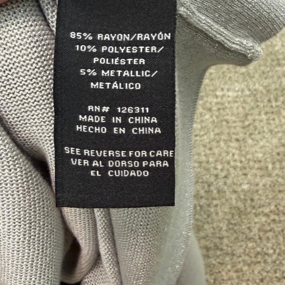 Ronni Nicole Shimmer Silver Gray Cardigan – XL (NWT) - Picture 8 of 9